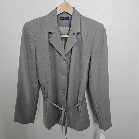 Karen Scott Green Women's Blazer - Picture 1 of 3